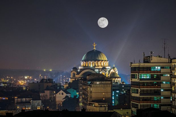 The church of Saint Sava in Belgrade