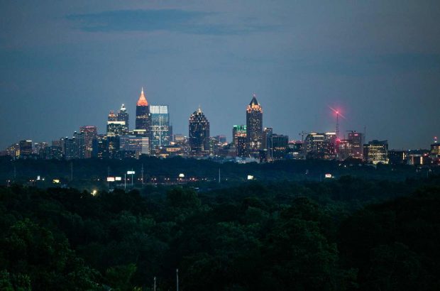 view of Atlanta skyline