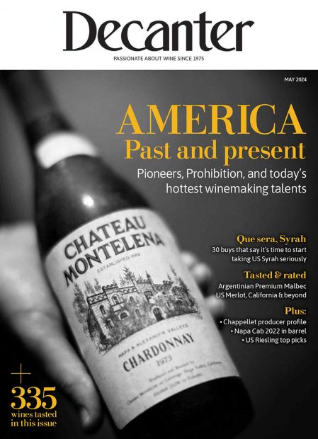 Cover of Decanter magazine May 2024