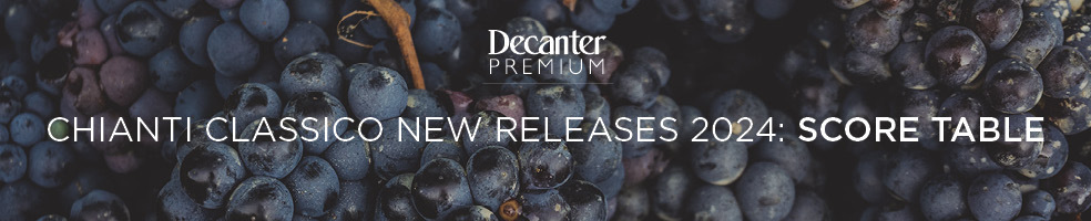 Chianti Classico new releases 2024 score table