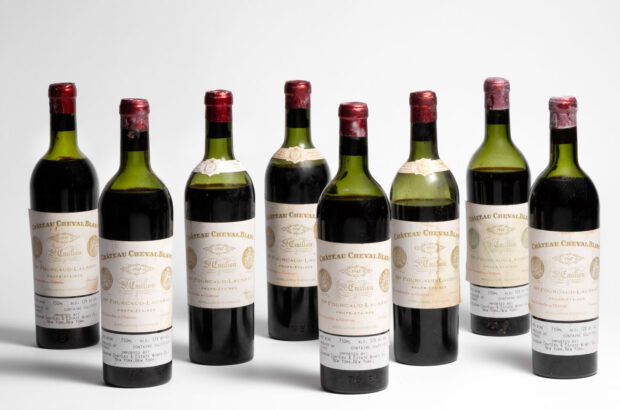 Eight bottles of 1947 Cheval Blanc