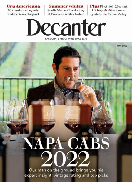 Decanter magazine May 2025 cover