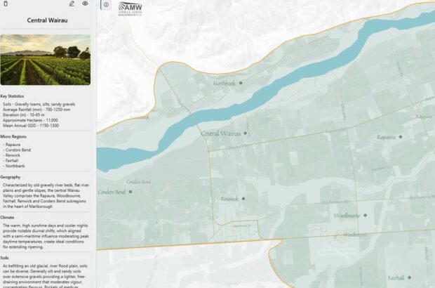 Appellation Marlborough Wine’s Interactive Wine Map