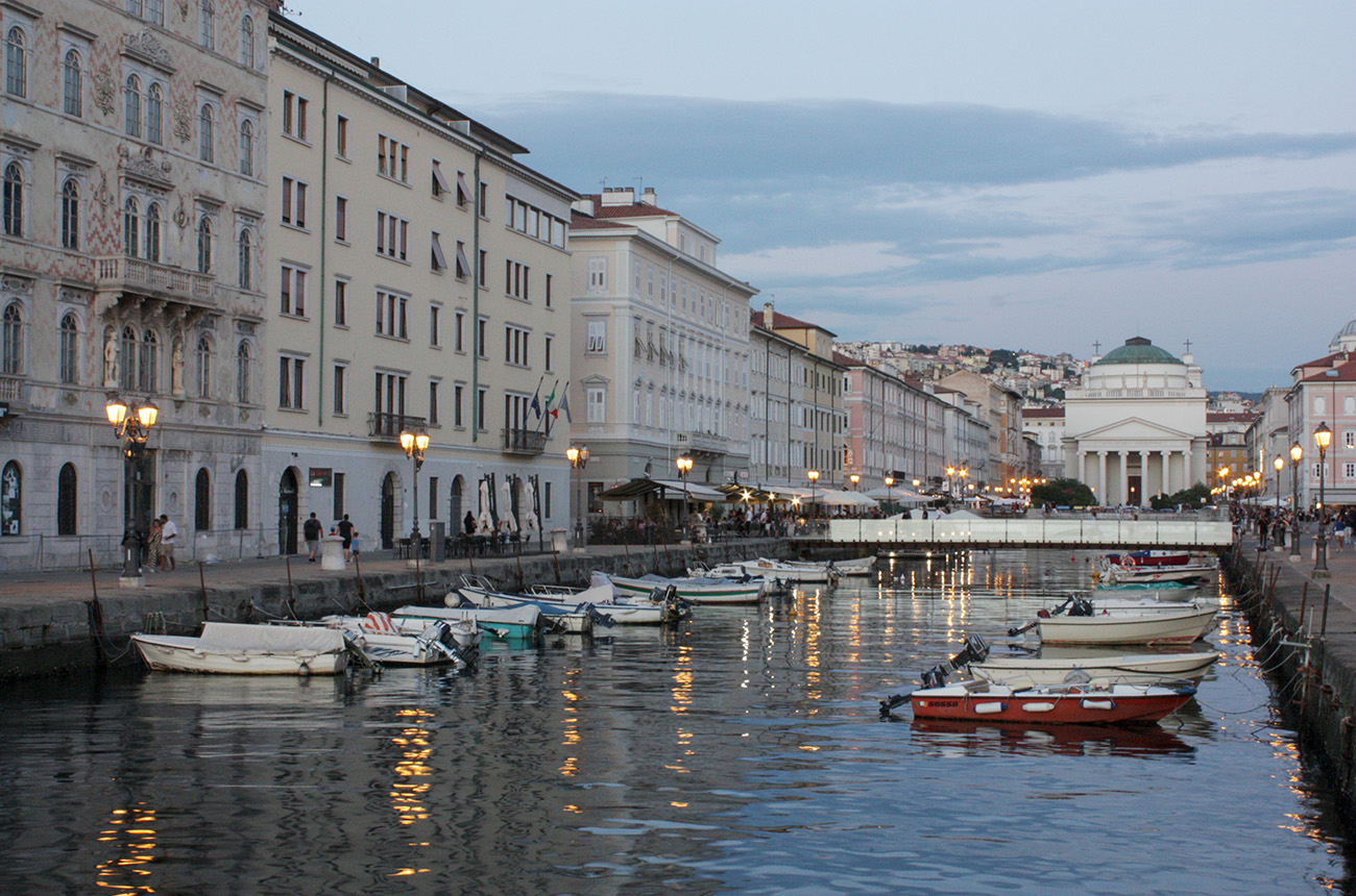 Grand canal Trieste