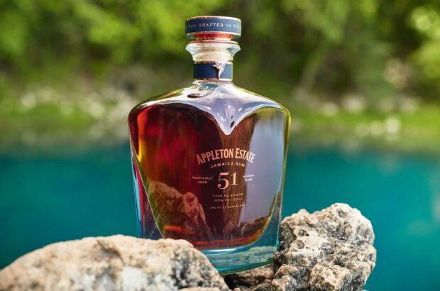 Bottle of Appleton Estate Jamaica rum