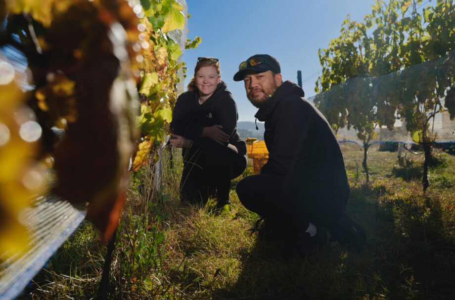 Matua Murupaenga, co-founder with partner Imogen Weir of Tawhiti Wines