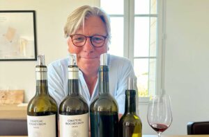 man with wine