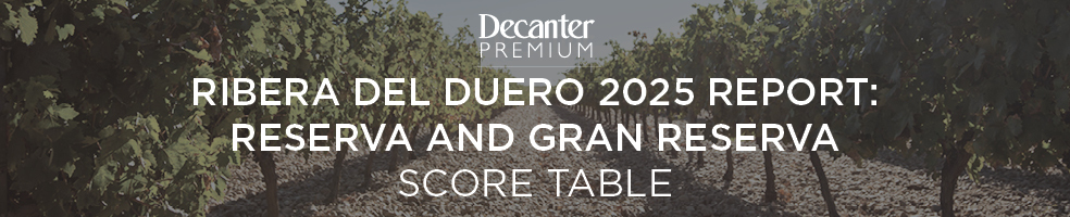 Ribera del Duero 2025 report: Reserva and Grand Reserva score table