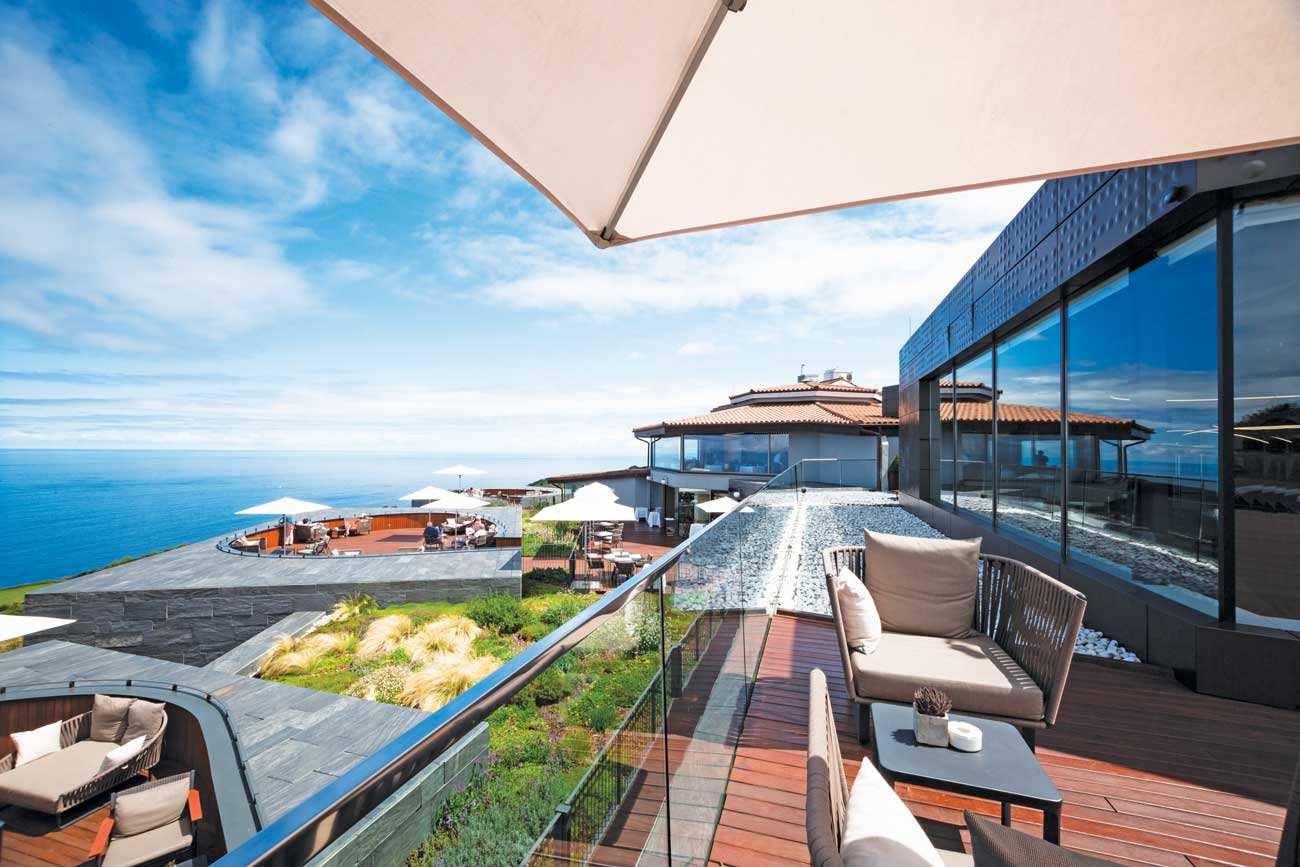 The terrace at Akelarre