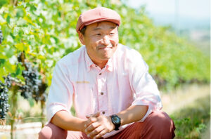 Hironori Kobayashi, head winemaker and general manager at Château Mercian