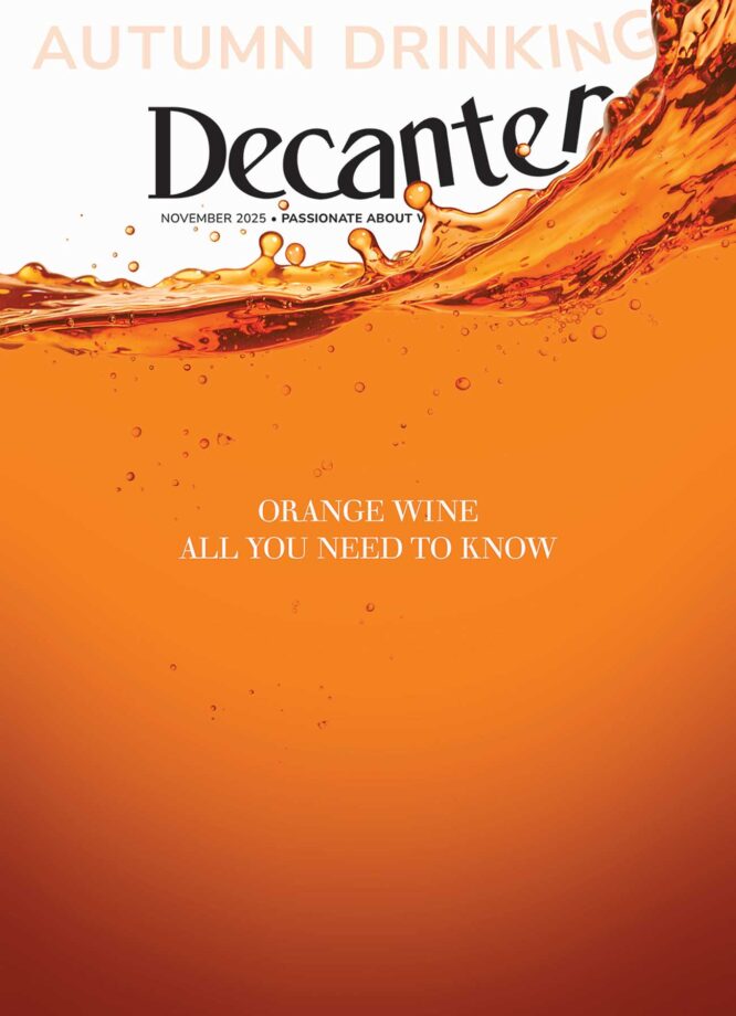 Cover of Decanter magazine November 2025