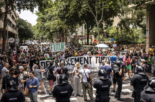 spain tourism protest