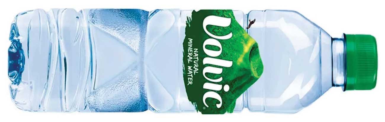 Bottle of Volvic water