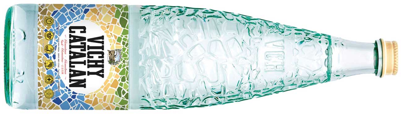 Bottle of Vichy Catalan water