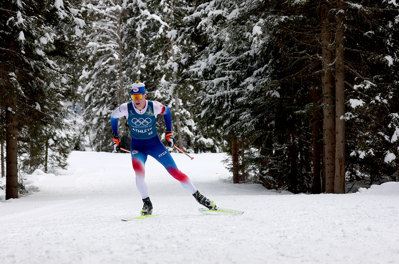 Petr Hak of Team Czechia trains on day minus three of the Milano Cortina 2026 Winter Olympic games at Anterselva Biathlon Arena GettyImages-2259740863