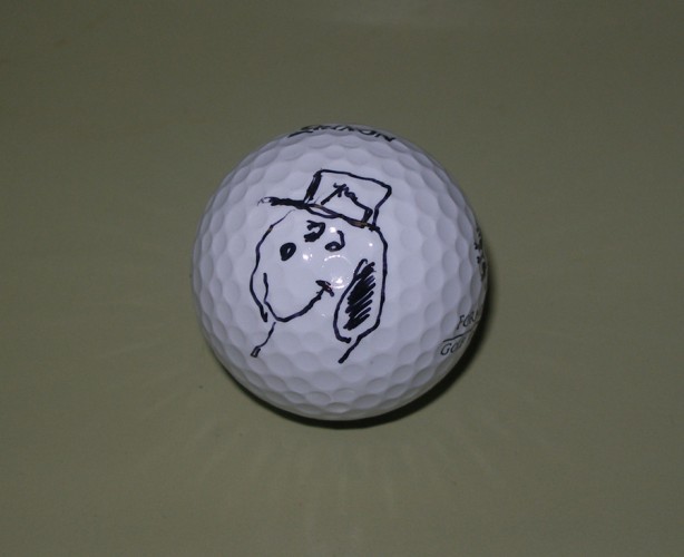 Sharpie ball marker golf competition Snoopy Golf Monthly