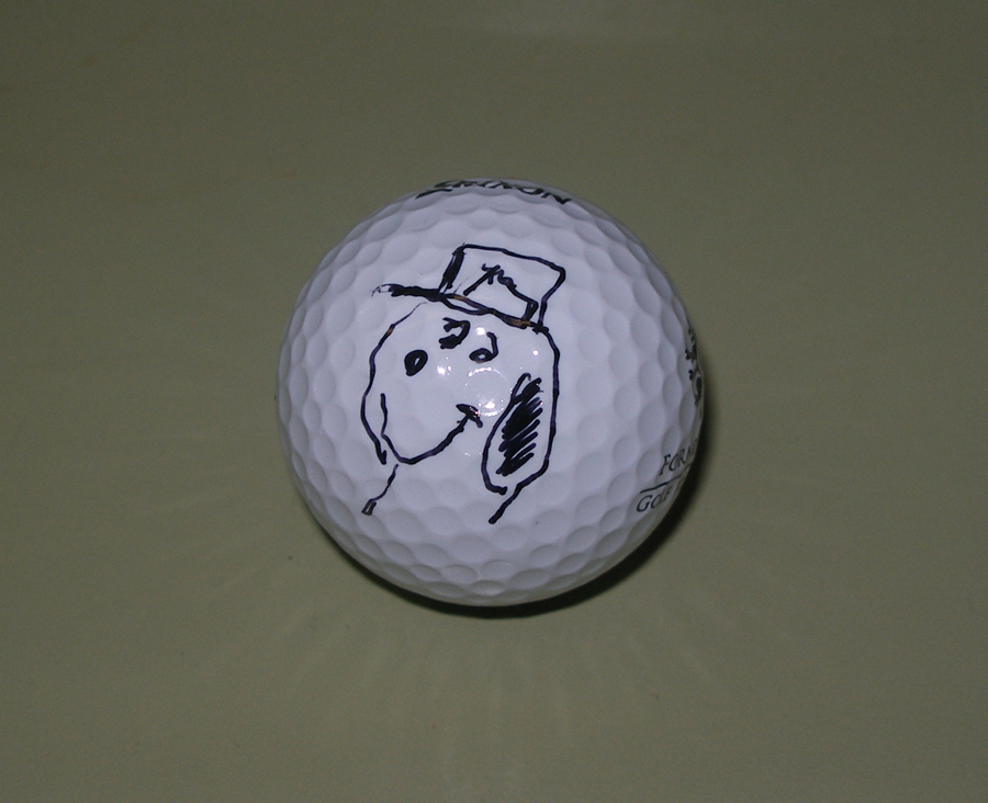 Sharpie ball marker golf competition Snoopy Golf Monthly
