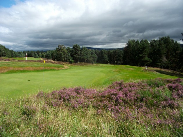 Grantown's par-3 8th can play pretty tough into the wind