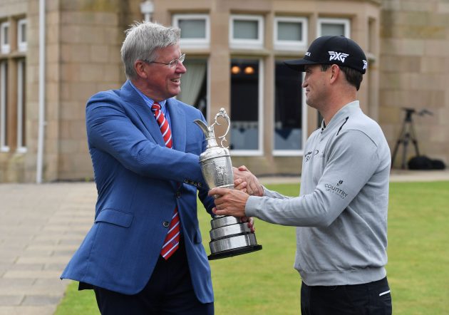 Open Championship trophies