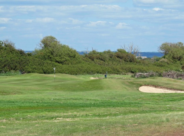 The short 11th and an almost unmissable putt
