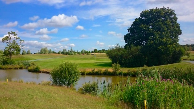 Looking across to the 17th green