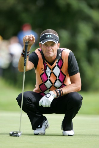 Jesper Parnevik in diamond tank top