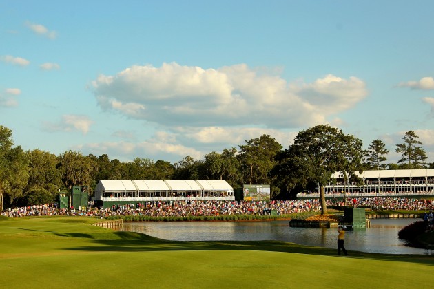 The par-5 16th hole on TPC Sawgrass' Stadium Course fifth major
