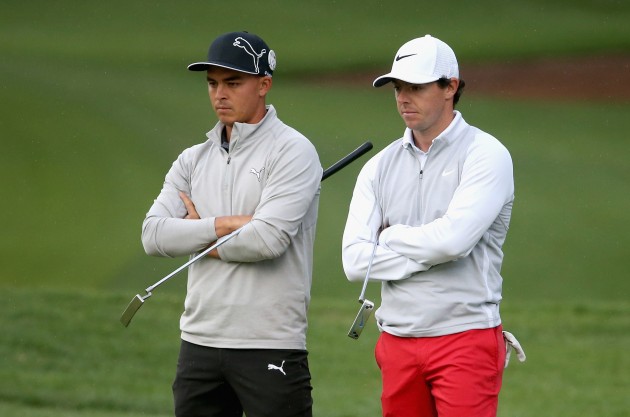 McIlroy dodges golf ball