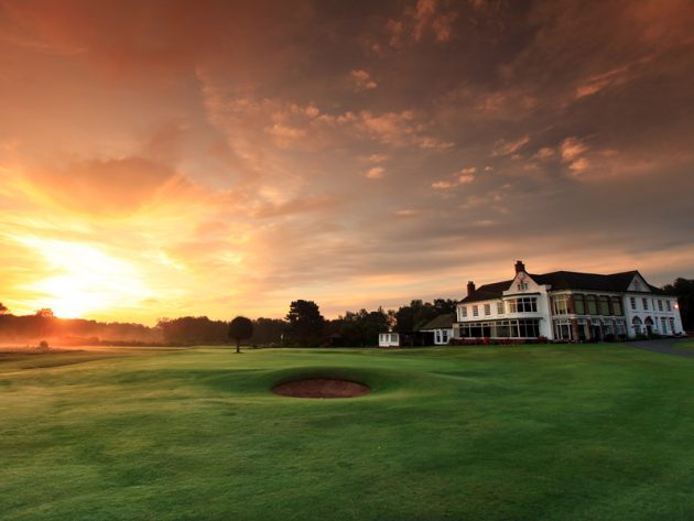 Notts clubhouse at dawn