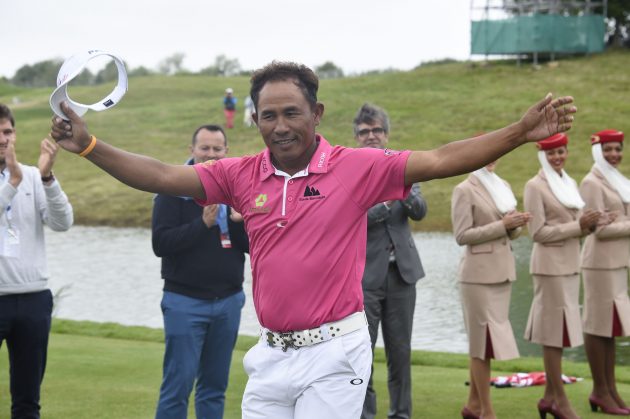 Dustin johnson and Thongchai Jaidee win fantasy golf