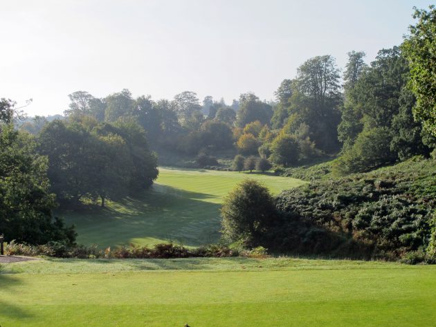 Hole 4 - probably the most demanding drive on the course
