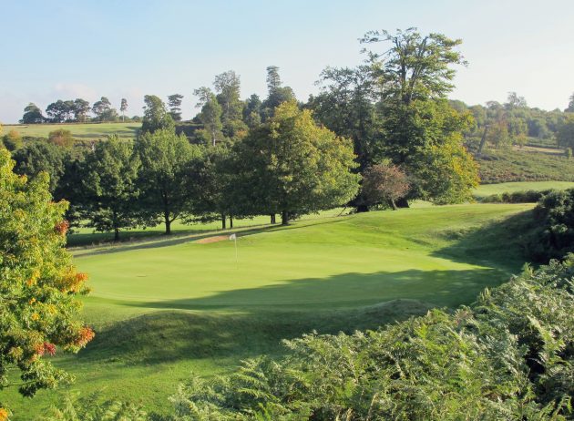 A view of the fifth - the English countryside at its best