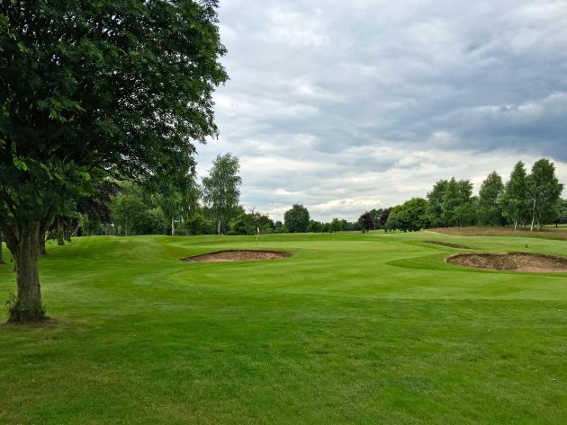 The ninth is another pretty par 4