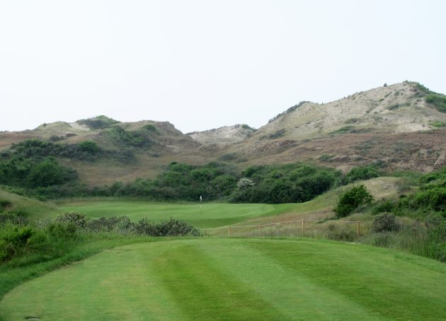 Another perfectly-sited green at the short 12th