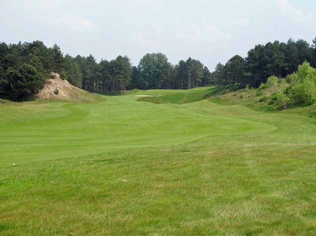 The very distinctive par-5 13th is blessed with a wonderful, natural setting