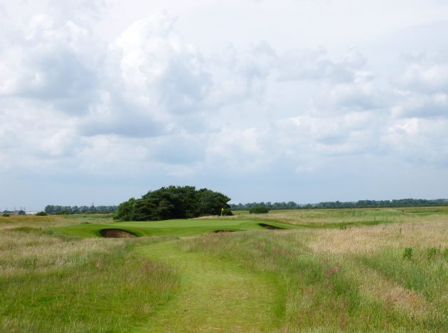 The 2nd hole on Dunes usually offers some respite