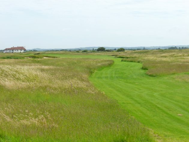 The 2nd hole on Shore calls for the longest carry at Prince’s