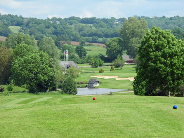 The par-5 closing hole makes for an exciting but dangerous finish