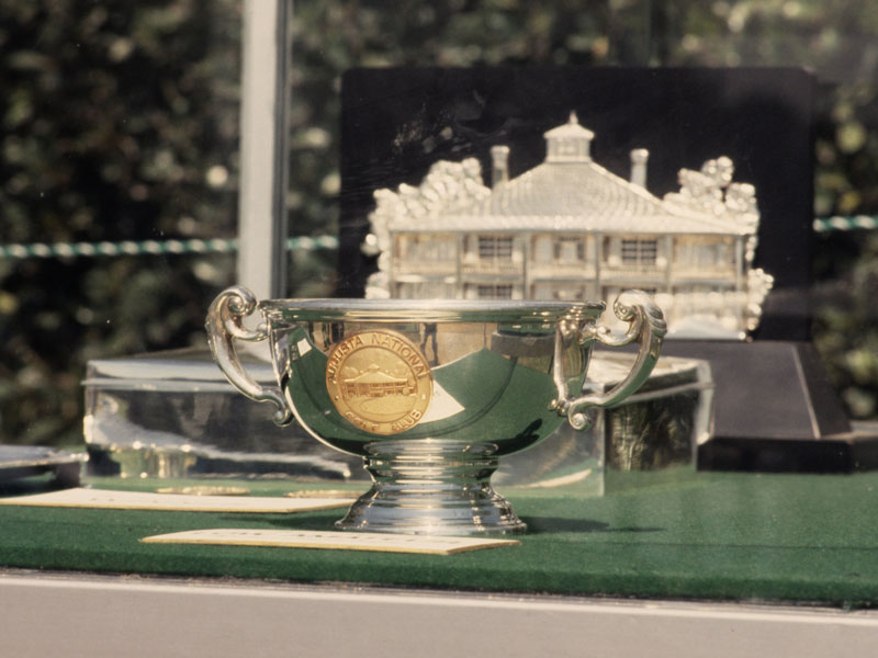 trophies awarded at the US Masters