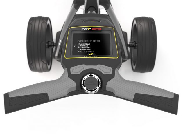 powakaddy FW7s-GPS-course-selection