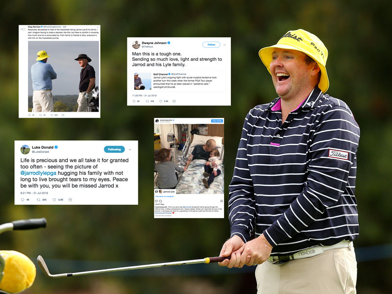 Golfing World Pays Tribute To Jarrod Lyle