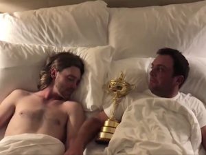 WATCH: Fleetwood And Molinari Wake Up In Bed Together