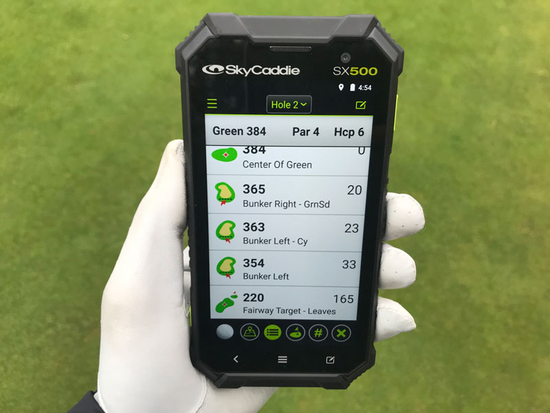 SkyCaddie SX500 GPS Review Golf Monthly Gear Reviews