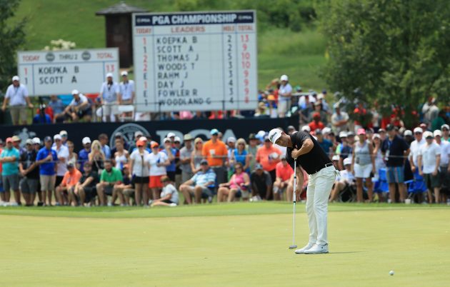 Adam Scott Putt Flagstick