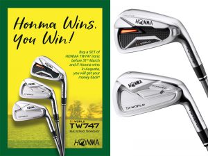 Money Back On Honma Irons If A Honma Player Wins Masters