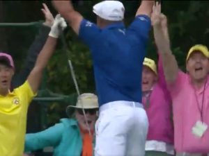 WATCH: Bryson DeChambeau Makes Hole-In-One At Masters