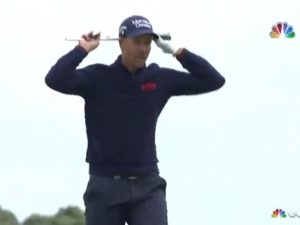 WATCH: Stenson Shanks Then Snaps Iron
