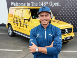 Rickie Fowler at home in Northern Ireland for The Open