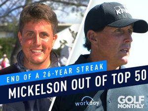 Phil Mickelson Falls Out Of World's Top 50 For First Time Since 1993!