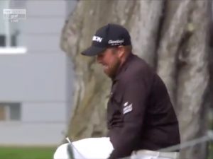 WATCH: Shane Lowry Snaps Club Over Knee
